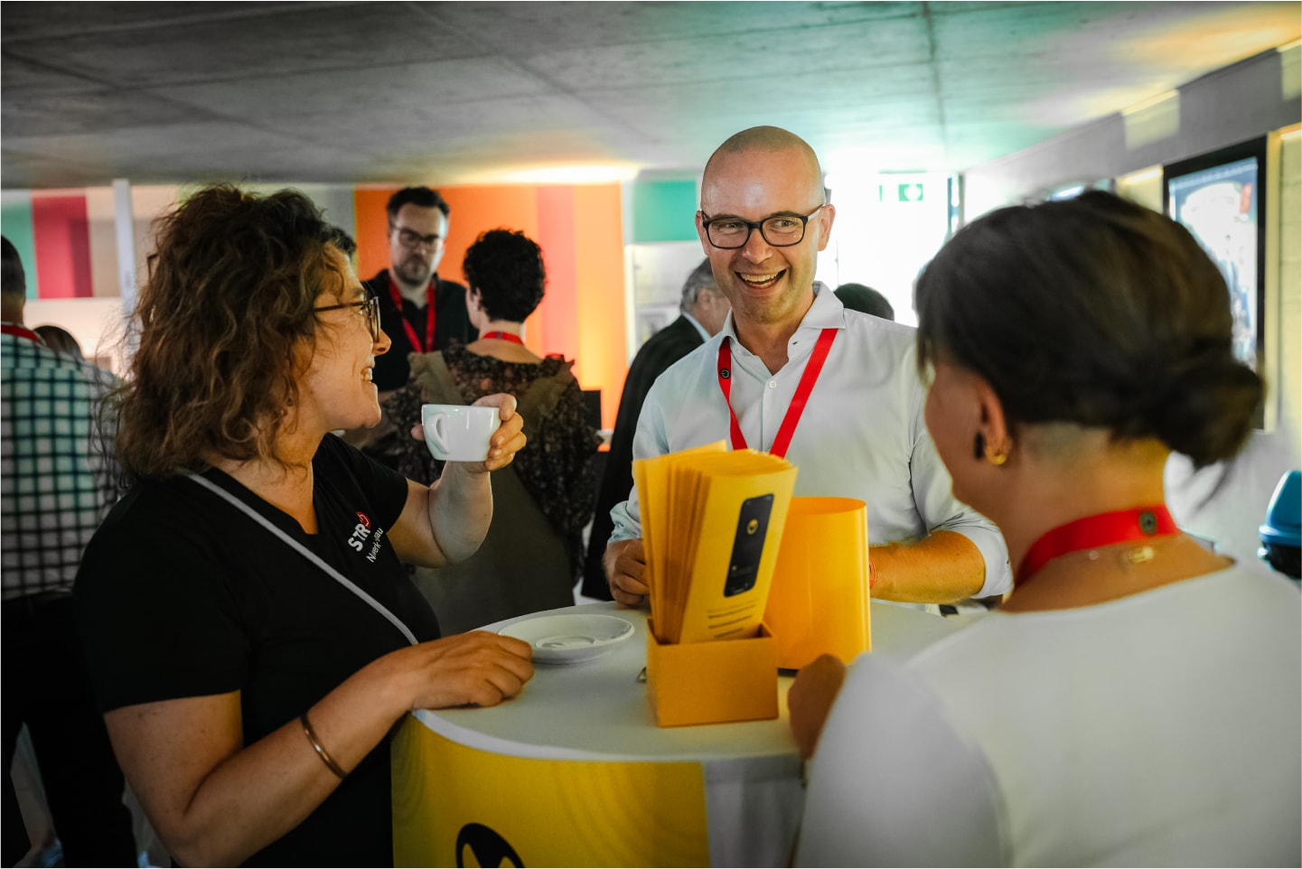 Memoro Informationsstand beim Startup Forum Thurgau