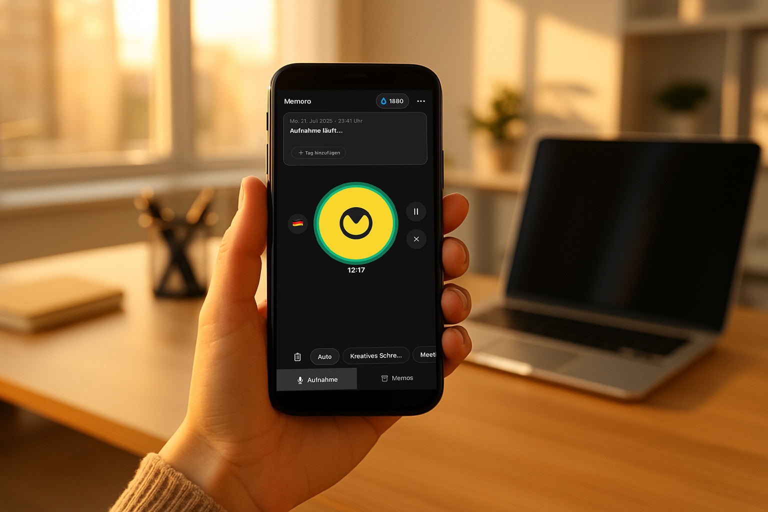 Memoro App - Office Meeting Recording
