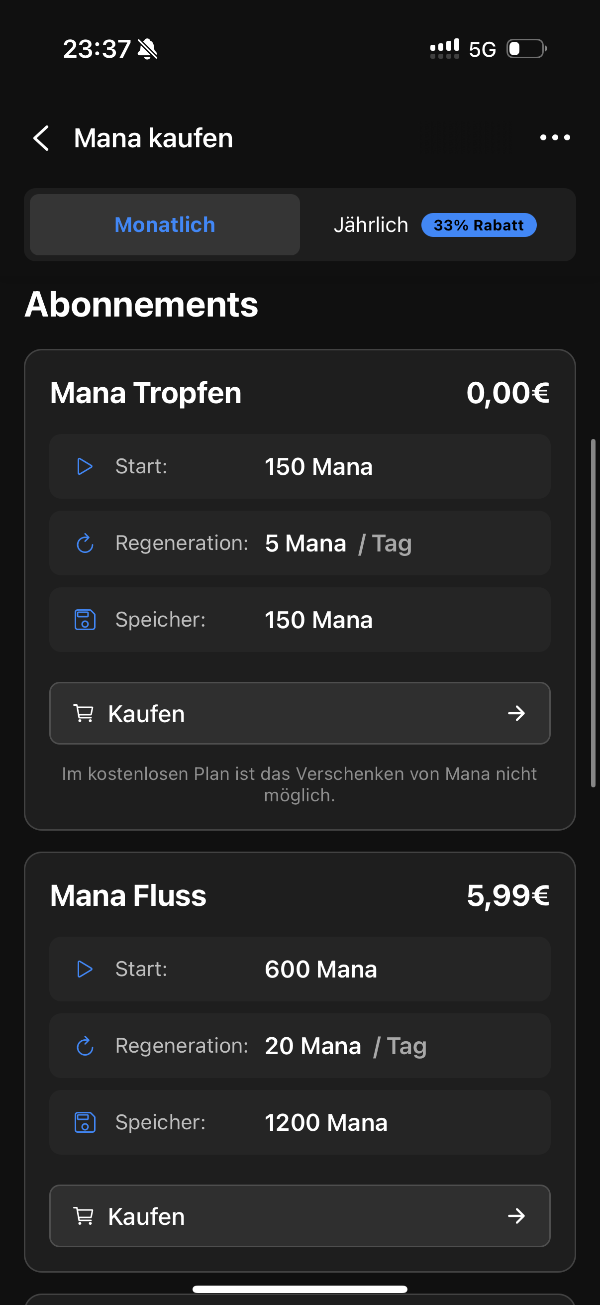 Memoro Mana system